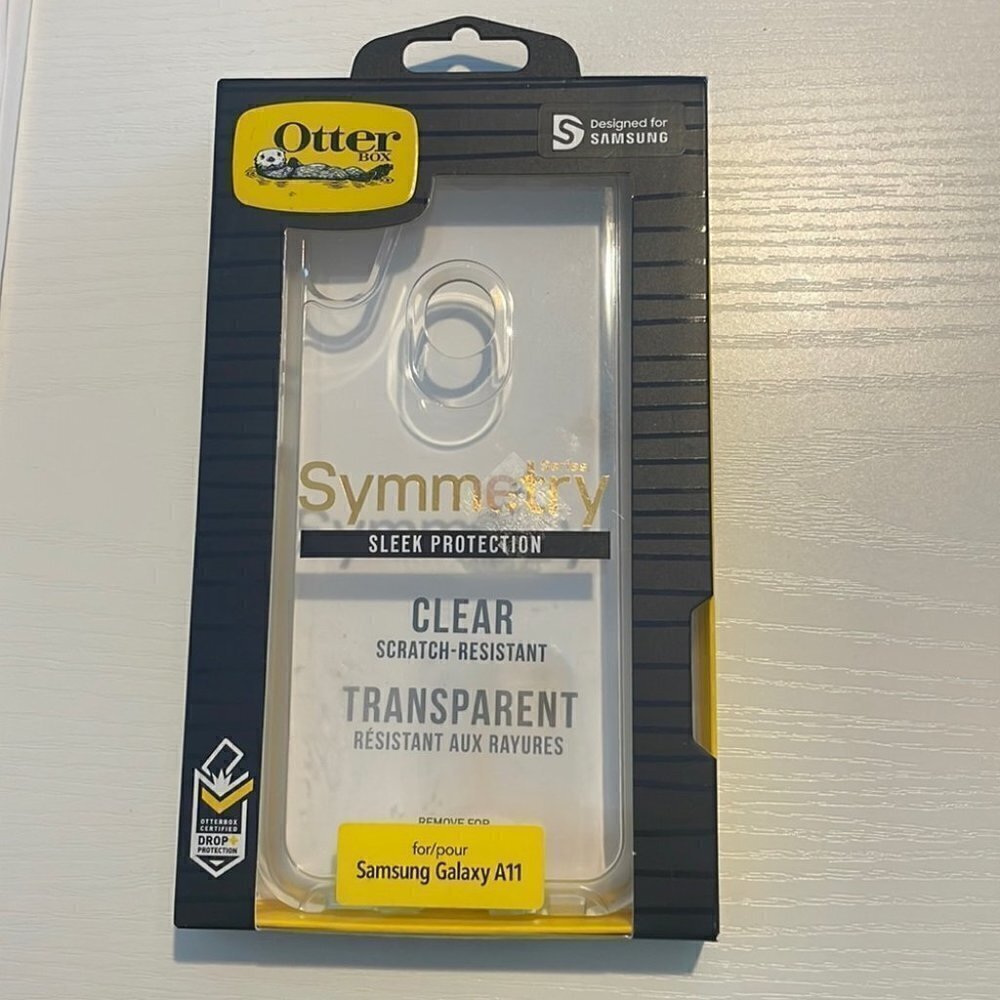 𝅺OTTERBOX symmetry Series NEW IN BOX designed for Samsung Galaxy A11 clear case